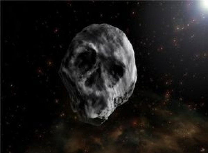 Похож на череп: к Земле несется жуткий астероид
