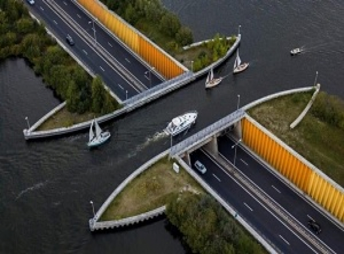 Veluwemeer -  уникальное сооружение в Нидерландах фото