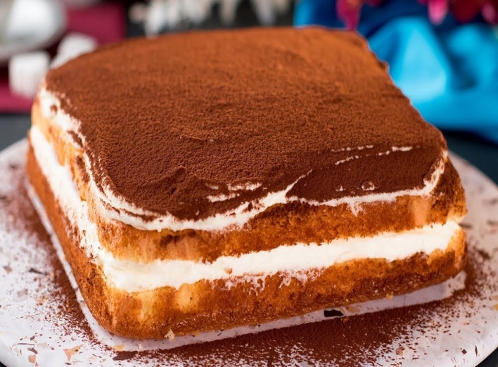 Простой творожный торт в качестве десерта на Рождество фото