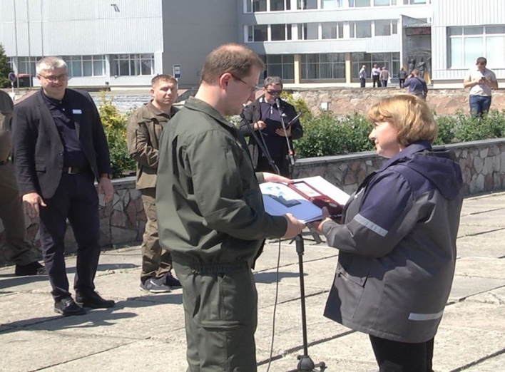 Працівників Чорнобильської АЕС відзначили за мужність  фото