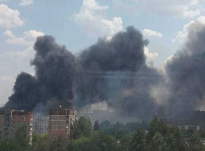 У Донецьку вибухнув склад окупантів (відео) фото