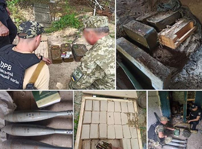 На околиці Михайло-Коцюбинської  громади знайдено ворожий схрон