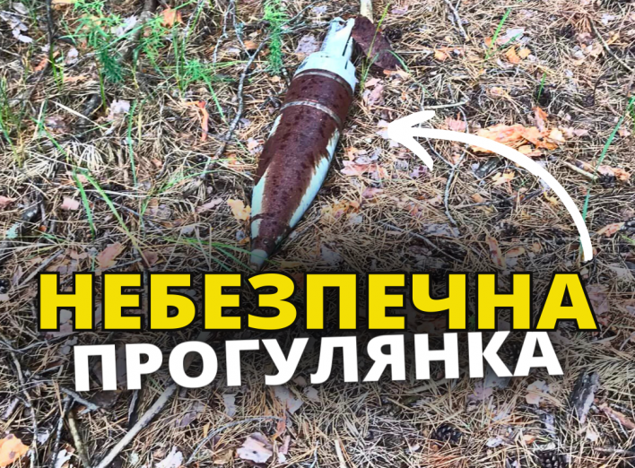 Тривожна знахідка у Славутицькому лісі. фото