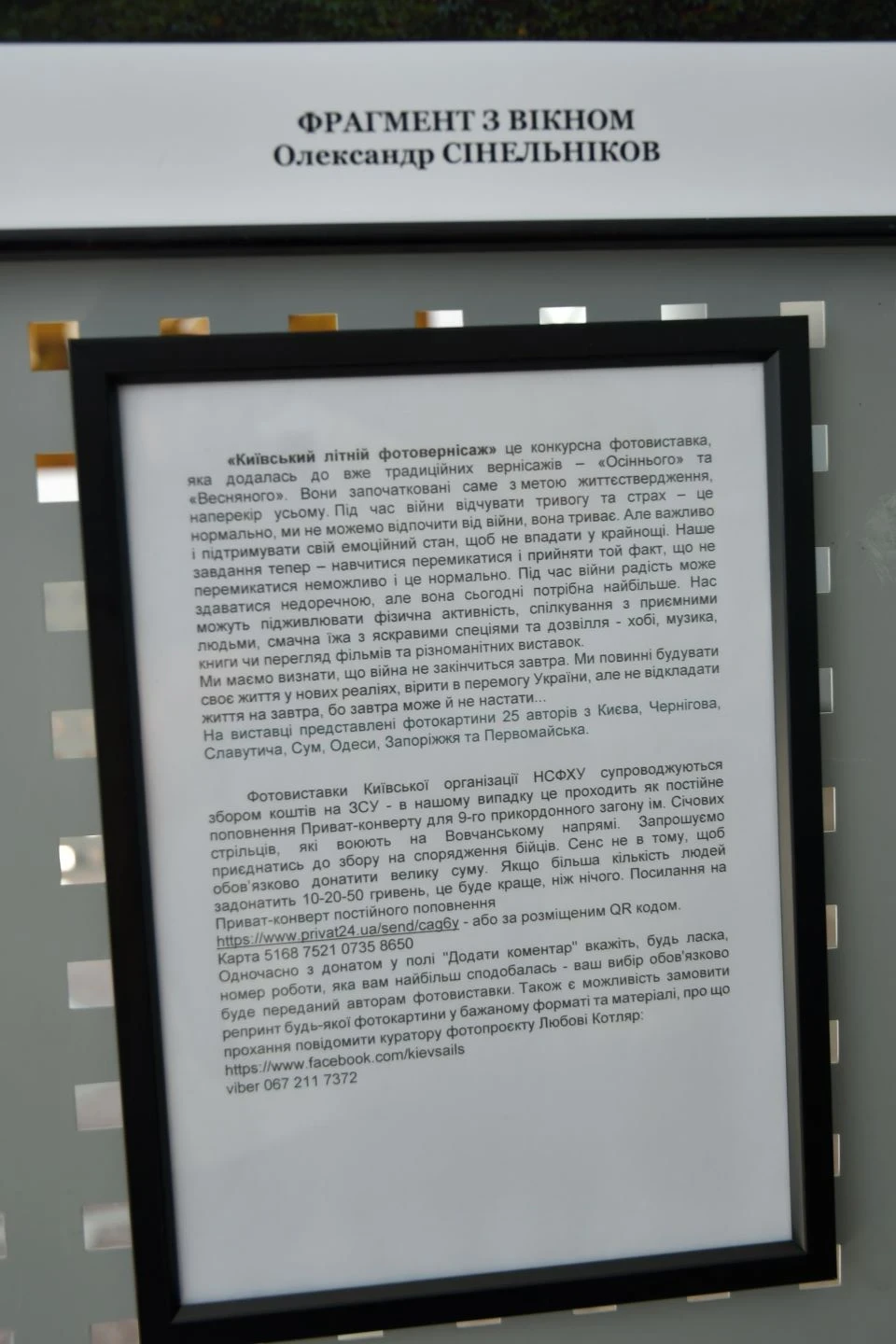 У Чернігівському Палаці культури відкрилася конкурсна фотовиставка "Київський літній фотовернісаж" фото №25