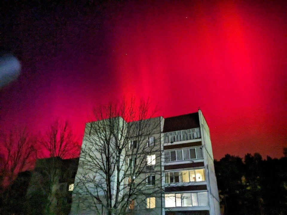 Червоне небо над Славутичем (фото) фото №2
