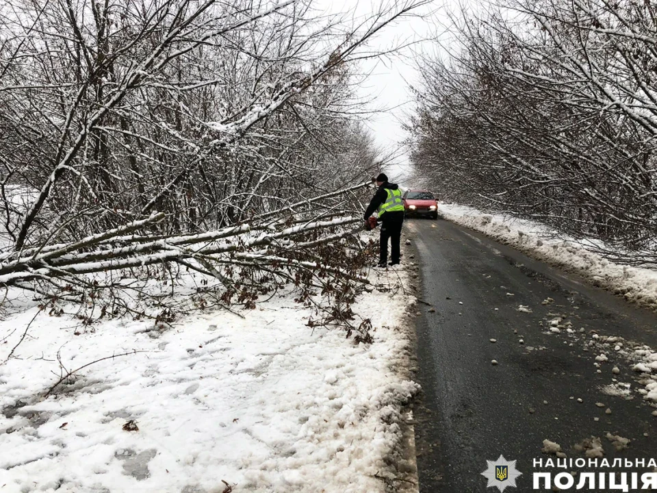 Негода паралізувала Чернігівщину: як поліцейські допомагають долати наслідки фото №1