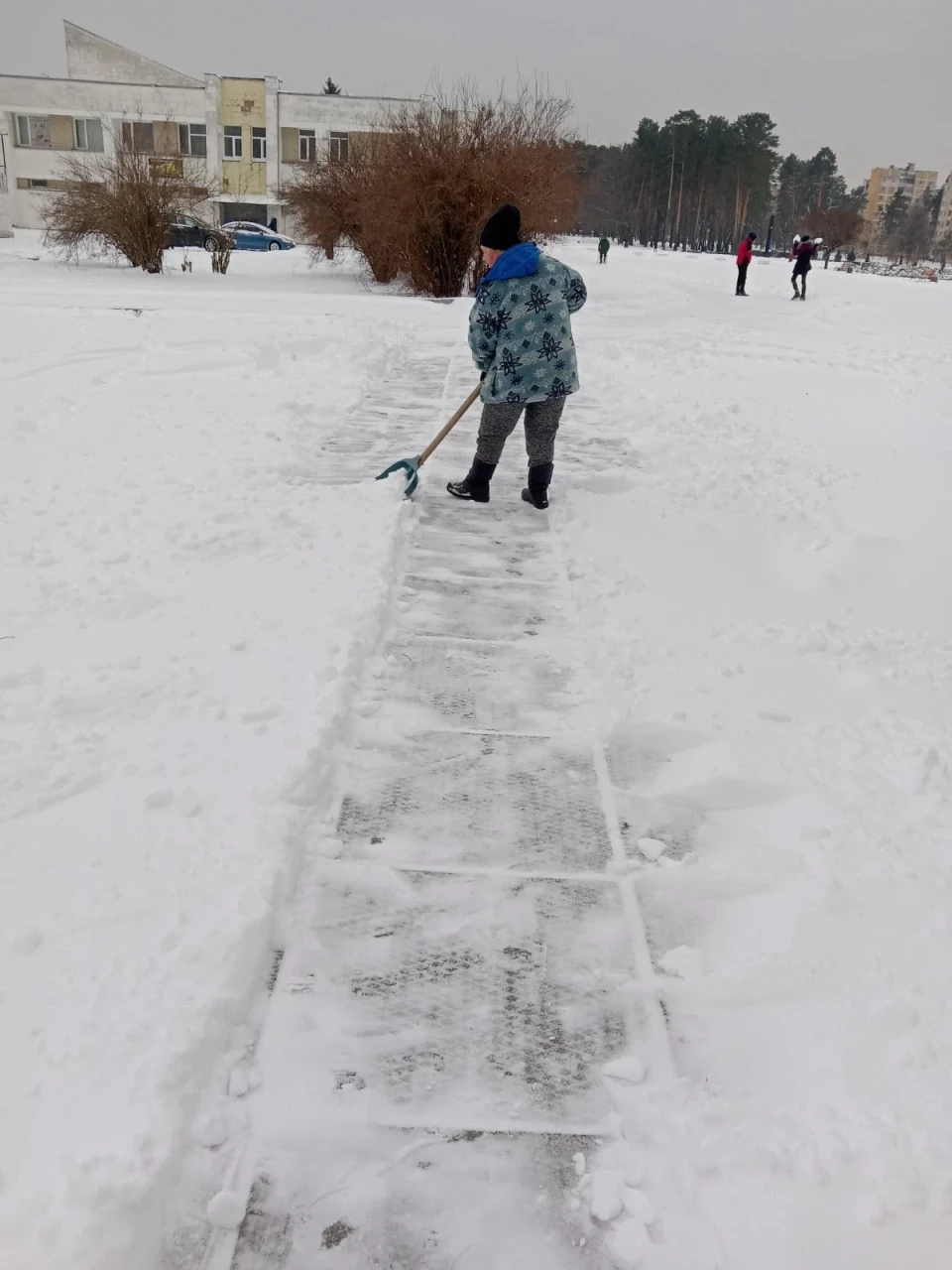 Працюють для нас: Комунальники міста Славутич під час негоди і снігопадів фото №11