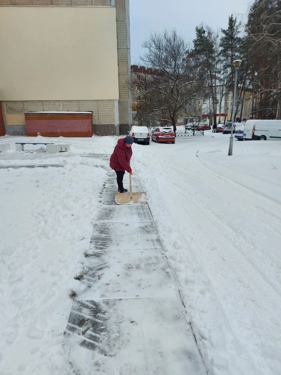 Працюють для нас: Комунальники міста Славутич під час негоди і снігопадів фото №12