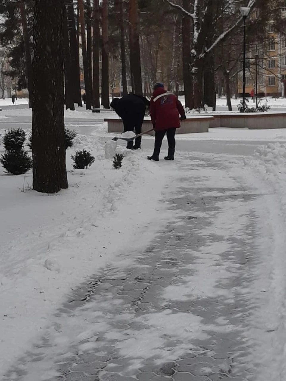 Працюють для нас: Комунальники міста Славутич під час негоди і снігопадів фото №22