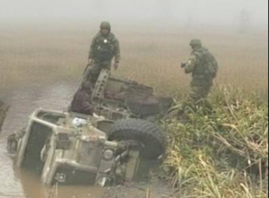 Після прориву дамби на Бєлгородщині російські бліндажі опинилися під водою