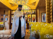 У 27 полку перед Великоднем освятили паски для гвардійців на службі