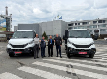ЧАЕС отримала чотири автомобілі Iveco в межах міжнародної допомоги