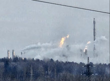 У Великому Новгороді пролунали вибухи біля хімічного заводу «Акрон»