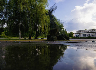 У Чорнобильській зоні зафіксували зміну настрою ландшафту під час літньої зливи