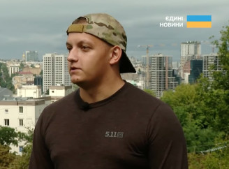 Доброволець зі Славутича Олексій Кривопиша розповів свою історію в ефірі «Єдиних новин»