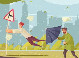 Увага: на Чернігівщині очікуються сильні пориви вітру — перший рівень небезпеки