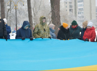 У День Соборності Славутич об’єднався під Державним прапором України