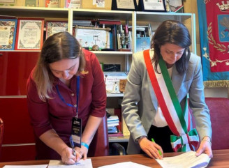 Славутич підписав Пакт про наміри співпраці з італійським містом Спольторе