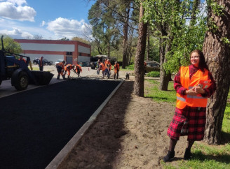 У Ризькому кварталі Славутича завершили розширення проїзної частини