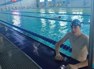 Шпак Олексій з Славутича показав відмінний результат на чемпіонаті Київської області з плавання