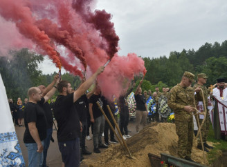 Славутич попрощався з Іваном Роєм — нацгвардійцем із ЧАЕС, який загинув у полоні після 23 місяців неволі