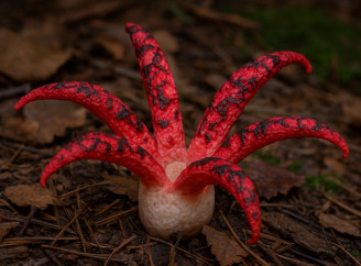 На Прикарпатті знайшли рідкісний гриб з моторошною назвою «пальці диявола»