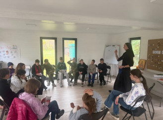 У Славутичі діти підкорювали «гору почуттів» у храмі Матері Божої Неустанної Помочі