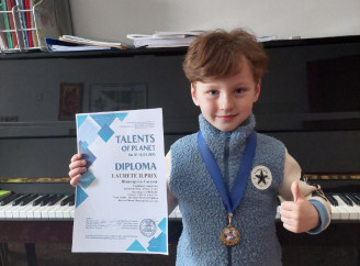 Юний славутичанин виборов ІІ місце на міжнародному конкурсі «Талановита планета 2025»