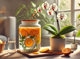 Апельсинова вода для орхідей: як використовувати шкірки для підживлення рослин