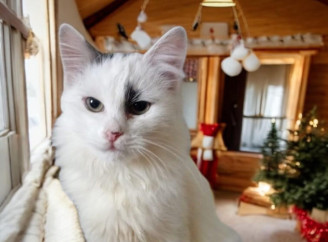 Котик Кокос шукає дім у Славутичі: йому 7 місяців і вже привчений до лотка