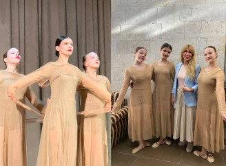 Юні танцівниці зі Славутича виступили на сцені коледжу культури в Кам’янці-Подільському