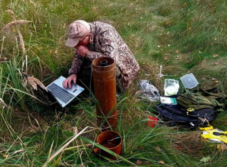 У Чорнобильському заповіднику триває моніторинг гідрологічного режиму заплави річки Уж