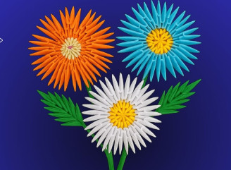 Майстер-клас з модульного оригамі до Дня вишиванки у Славутичі