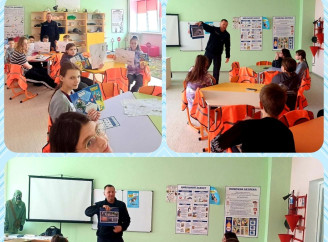 У гімназії «КрОКус» подякували рятувальникам за співпрацю з безпеки