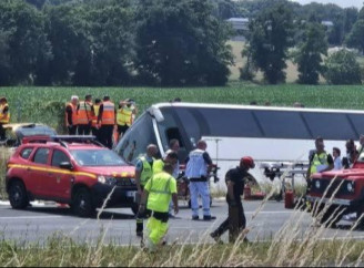 У Франції сталася ДТП з автобусом, що перевозив українців: четверо загиблих, понад 40 поранених