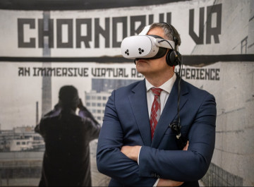 ЄБРР створив VR-фільм про Чорнобиль після атаки російського дрона на ЧАЕС