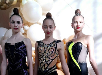 Гімнастки зі Славутича виступили на чемпіонаті Київщини у Вишневому і потрапили до топ 15