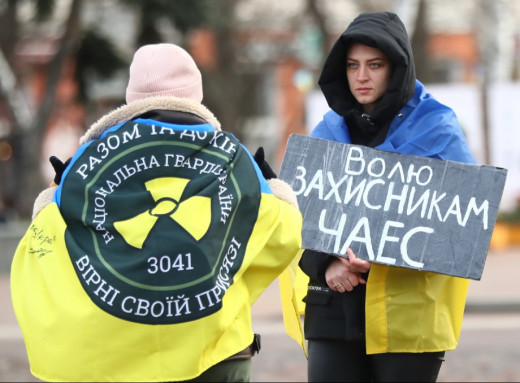 У Чернігові відбулася акція на підтримку військовополонених захисників ЧАЕС фото