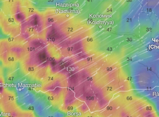 В Україну наближається ураган зі швидкістю понад 120 км/год — можливі серйозні руйнування фото