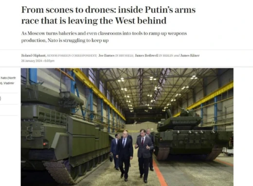 Російська військова машина: Путін готує країну до тривалої війни - The Telegraph. фото