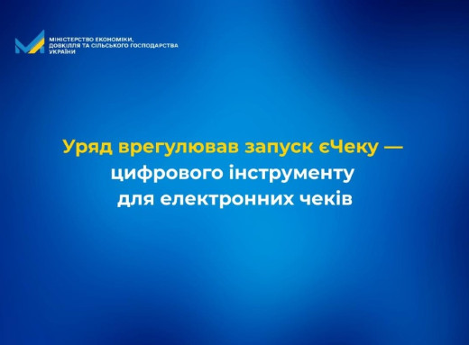 В Україні запускають єЧек: як працюватиме національний цифровий чек фото