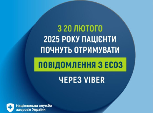 НСЗУ: повідомлення з ЕСОЗ надходитимуть у Viber фото