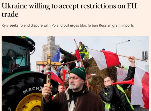 Україна згодна обмежити торгівлю з ЄС, щоб розрядити гостру суперечку з Польщею, – замміністра торгівлі Качка.  фото