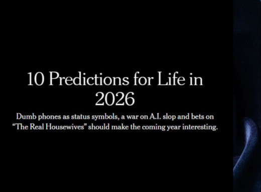The New York Times оприлюднив десять прогнозів трендів на 2026 рік фото