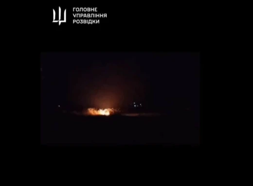 На росії палає ще один військовий об'єкт - ГУР фото