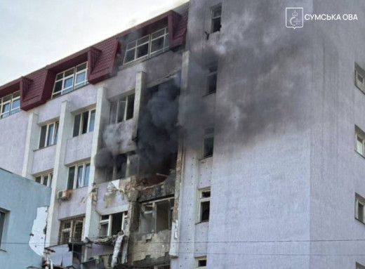 Масована атака дронів по Сумах: шестеро поранених та пошкоджена цивільна інфраструктура фото