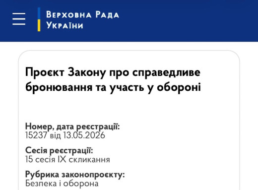 Нові правила бронювання: у Раді пропонують резерв або внески на оборону фото