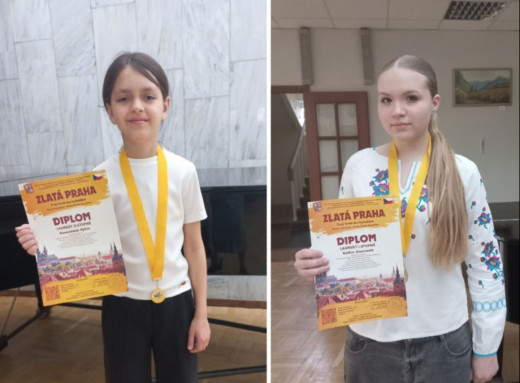 Учні вокального відділу Славутицької школи мистецтв здобули перемоги на фестивалі "Золота Прага" фото