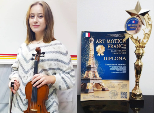 Юна скрипалька зі Славутича здобула перемогу на міжнародному конкурсі у Франції фото