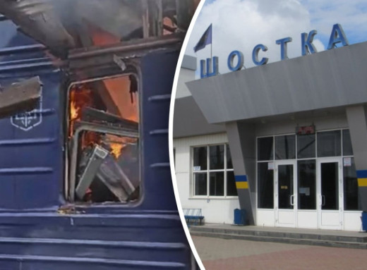 Російський удар по вокзалу в Шостці: десятки постраждалих фото